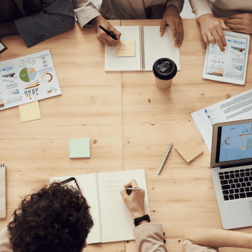 Project managers collaborating on transportation improvement programs